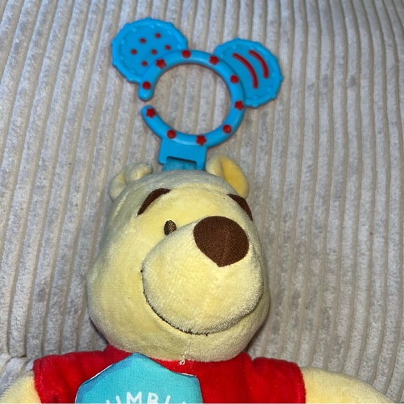 Disney Winnie the Pooh Bear Baby Activity Stroller Baby Toy Crinkle rumble tummy - Picture 5 of 6